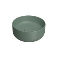 Cuba Banheiro Lavabo Apoio Deca Slim Redonda 30cm Sálvia