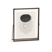 Porta Retrato Metal Preto 15x20cm