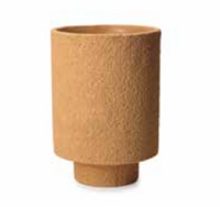 Cachepot Mart em Cimento Grande Nude Cachepot Mart em Cimento Grande Nude