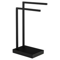 Porta Toalha Bancada Horus Preto Fosco 2300 Bk450