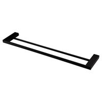 Porta Toalha Duplo Longo Horus 450 Preto Fosco Fani