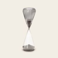 Ampulheta de Vidro 30 Minutos Cinza – Mart