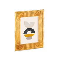 Porta-Retrato em Polirresina e Vidro Dourado 10x15cm - Mart