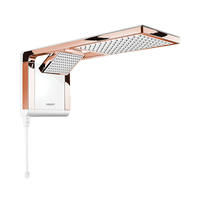 Chuveiro Acqua Duo Ultra Branco Rose Gold 220V Lorenzetti
