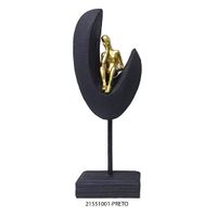 Escultura Po De Pedra E Homem