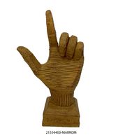 Escultura de Resina Mão Marrom - 21cm

 | Entre Casa