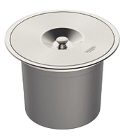 Lixeira de Embutir Clean Round 8L em Aço Inox - Tramontina