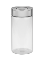 Pote De Vidro Purezza Com Tampa Inox 1,8l