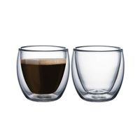 Xícara Tramontina para Café com Vidro Duplo 110ml 2 Peças