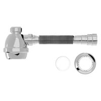 Sifão Extensivo Copo Universal Copo 80cm Blukit Cromado
