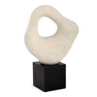Escultura Polirresina Off White - Mart