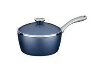 Panela Lyon Em Alumínio Com Revestimento Interno E Externo Antiaderente Starflon High Performance Azul Elementar 2,8l