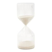 Ampulheta Vidro 90 Minutos Bege