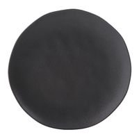 Conjunto com 6 Pratos Rasos Orgânico Preto Matte Porto Brasil
