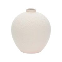Vaso de Metal Branco Mart Vaso de Metal Branco Mart