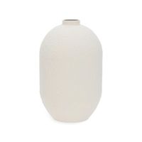 Vaso Metal Branco Mart