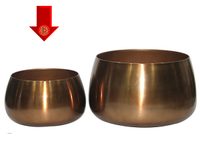 Castiçal de Metal Bronze Pequeno 21,5x21,5 cm






 - Entre Casa