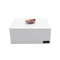 Caixa Decorativa Acrilico Branco Goods Br