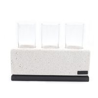 Cachepot Concreto Com 3 Vidros Goods Br Cachepot Concreto Com 3 Vidros Goods Br