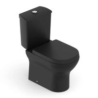 Kit Bacia Sanitaria Com Caixa Acoplada Nexo Black Matte