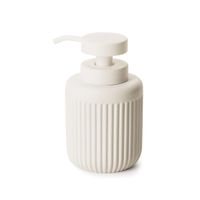 Porta-Sabonete Líquido em Cimento Branco - Mart