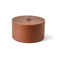 Caixa Organizadora MDF com Revestimento PU Marrom - Mart