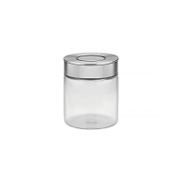Pote De Vidro Purezza Com Tampa Inox 0,7l