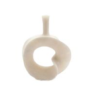 Vaso Decorativo Nuvem Areia 29cm - Home Collection