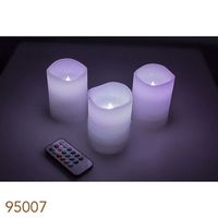 Conjunto de Velas LED com Controle Remoto – 3 Peças | Goods Br