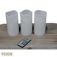 Conjunto de Velas Decorativas com Controle Remoto – 3 Peças | Goods Br