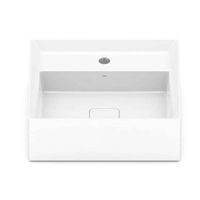 Cuba de Apoio Retangular com Mesa 450x420 Platinum P6 Branco Incepa