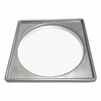Porta Grelha Caixilho Ralo 15cm Flvx Hidro Inox Porta Grelha Caixilho Ralo 15cm Flvx Hidro Inox