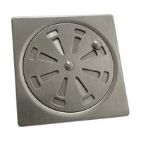 Ralo Grelha Abre Fecha 15x15 cm Flvx Hidro Inox Ralo Grelha Abre Fecha 15x15 cm Flvx Hidro Inox