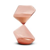 Ampulheta de Vidro 30 Minutos Rose – Mart