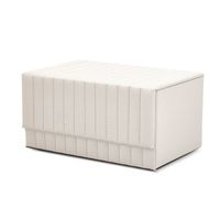 Caixa Organizadora MDF com Revestimento PU Branco Mart