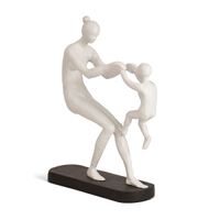 Escultura Decorativa em Polirresina Off White – Mart