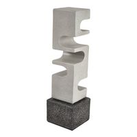 Escultura de Polirresina Cinza - Mart Escultura de Polirresina Cinza - Mart