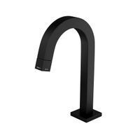 Torneira Lavatório Deca Tube Bica Baixa Mesa Preto Fosco