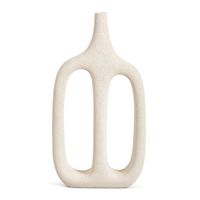 Vaso Polirresina Off White