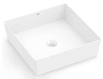 CUBA APOIO QUADRADA SEM MESA 380X380 PLATINUM P5, BRANCO, INCEPA