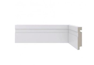 RODAPE 456 BRANCO 2,40M, 7CM FRISADO, POLIESTIRENO, SANTA LUZIA