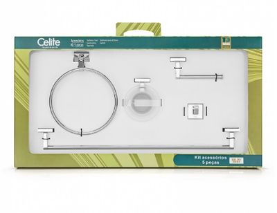 KIT ACESSÓRIOS 5 PEÇAS UP, CELITE
