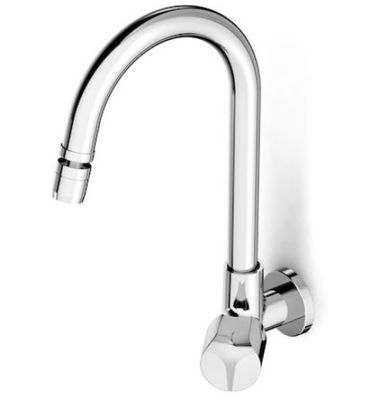 TORNEIRA PARA COZINHA DE PAREDE BICA MÓVEL COM AREJADOR ARTICULADO DEBBA, ROCA