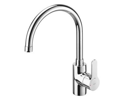 MONOCOMANDO PARA COZINHA DE MESA BICA ALTA COM AREJADOR ARTICULADO L20, ROCA