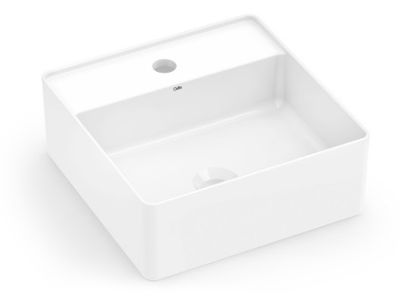 CUBA DE APOIO QUADRADA COM MESA D3 DESIGN, CELITE