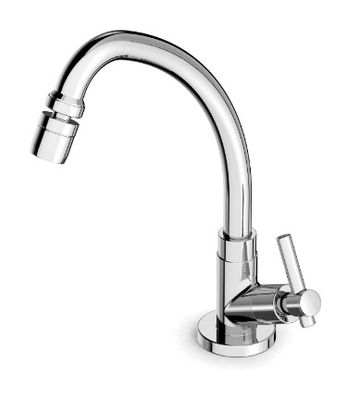 TORNEIRA DE COZINHA DE MESA BICA MÓVEL COM AREJADOR ARTICULADO LIFE PLUS, CELITE