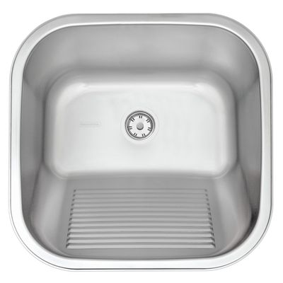 TANQUE ENCAIXE AÇO INOX 40X40 ACETINADO, TRAMONTINA