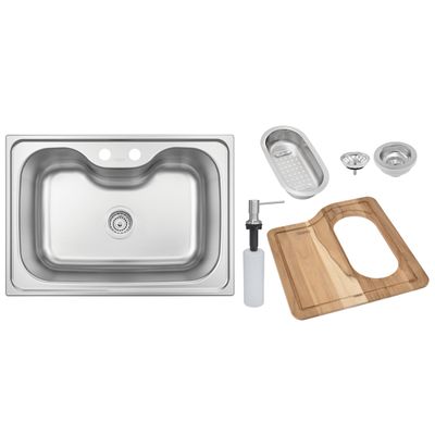 CUBA SOB MORGANA INOX 69X49, TRAMONTINA