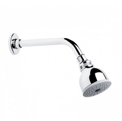CHUVEIRO 70 MM COM BRAÇO DE PAREDE GANGES, CELITE