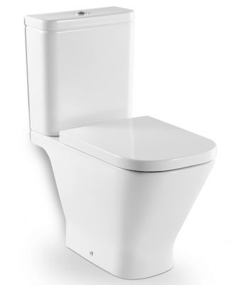 KIT BACIA COM CAIXA, ASSENTO TERMOFIXO COM QUEDA AMORTECIDA E COMPLEMENTOS DE INSTALAÇÃO GAP, ROCA